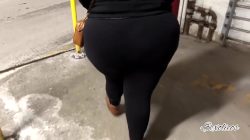 Candid Latina Ass In Parking Lot
