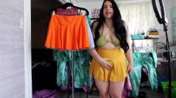 Chubby Chick Mini Skirt Try On Haul Youtuber Gone Wild