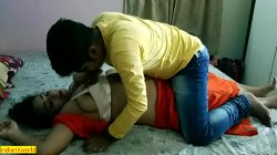 Desi Cheating Husband Caught By Wife!! Family Threesome Sex With Bangla Audio