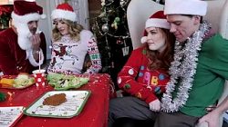 Family Strokes – Holiday Season Gets Merrier When Celebration Ends With Hardcore Orgy