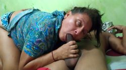 My Stepmother Gives Me A Delicious Deep Blowjob