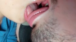 Saliva French Tongue Kissing With My Cute Gf – Close Up Wild Hd 4k